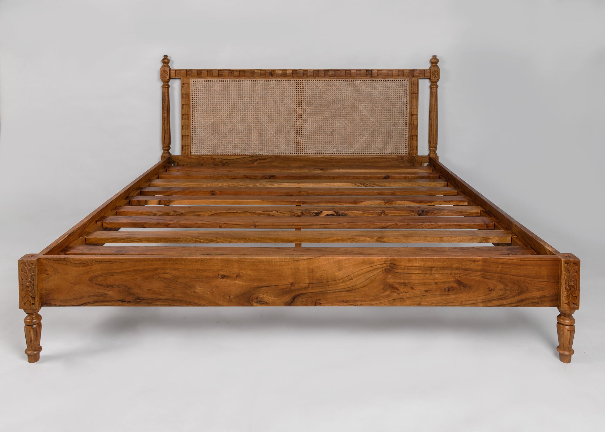 Katherine Rattan Bed - Savana Living - One With Wood