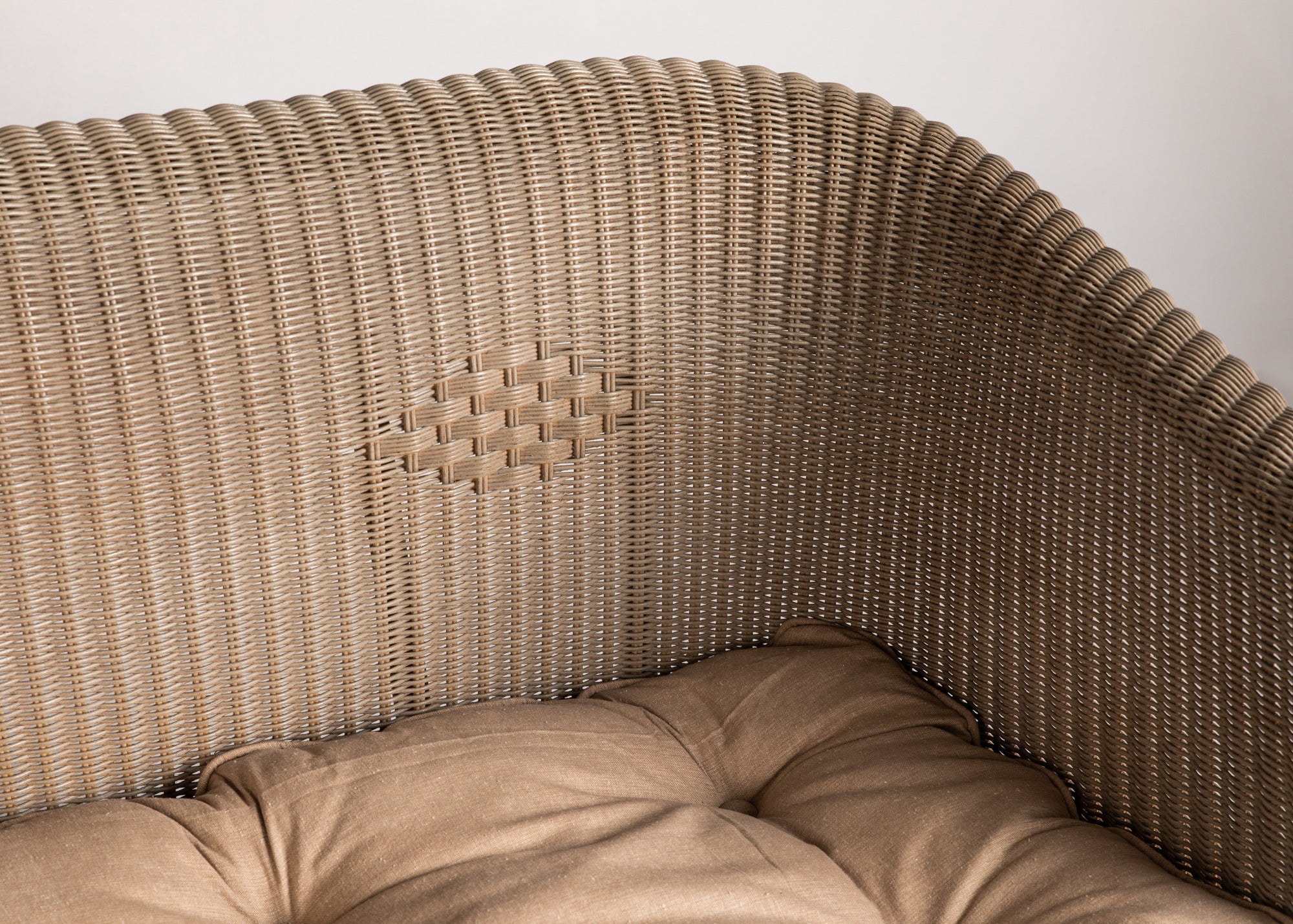 Carla Wicker Sofa - Savana Living - One With Wood