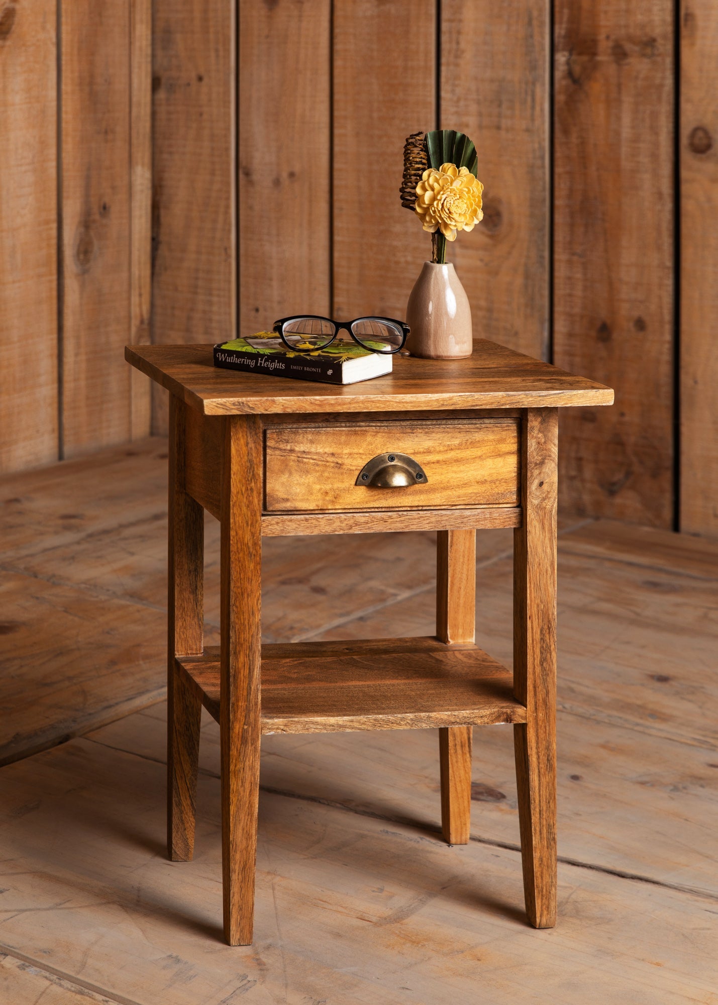 Charlotte Bedside Table - Savana Living - One With Wood