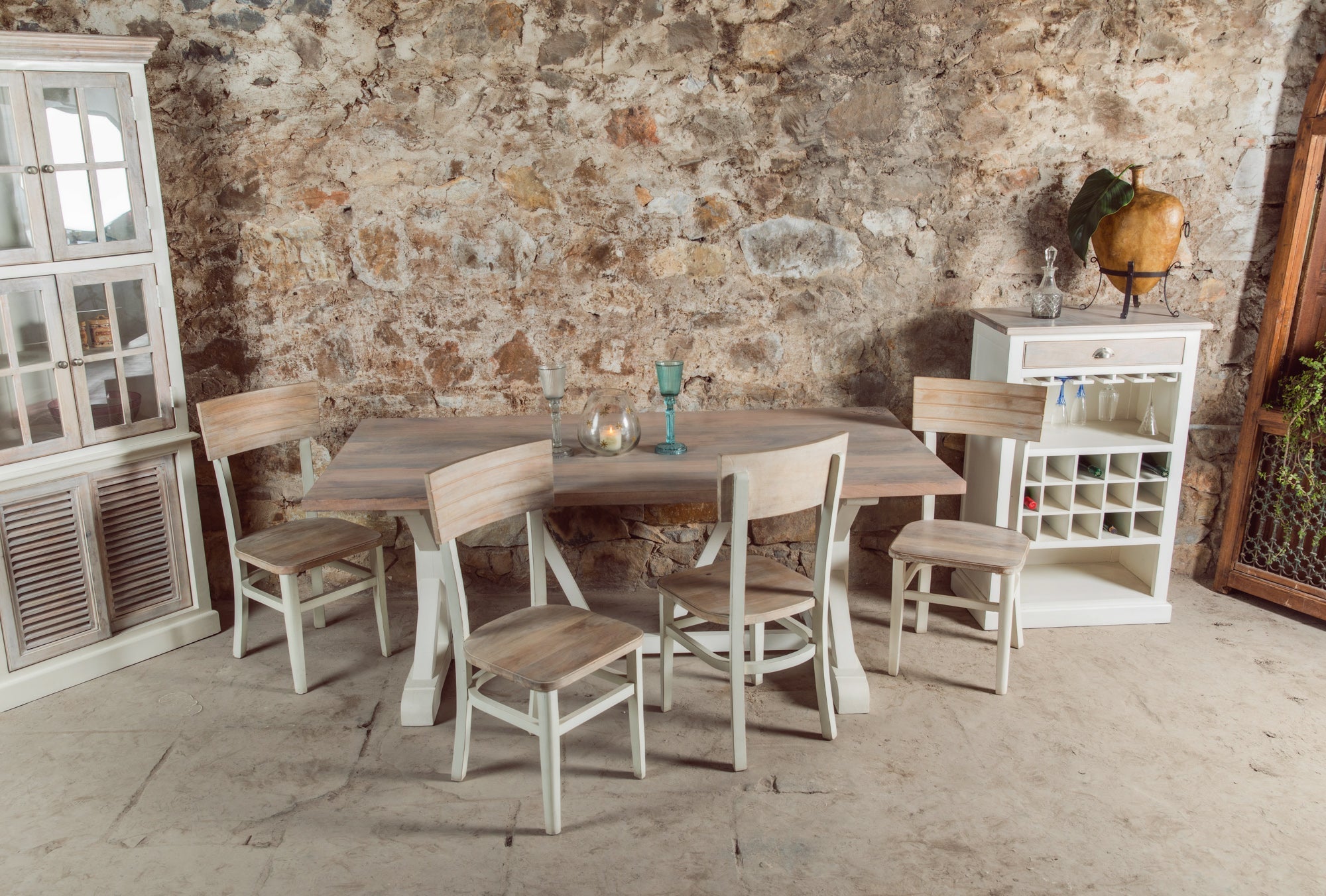 Dante Wine Cabinet - Savana Living - One With Wood