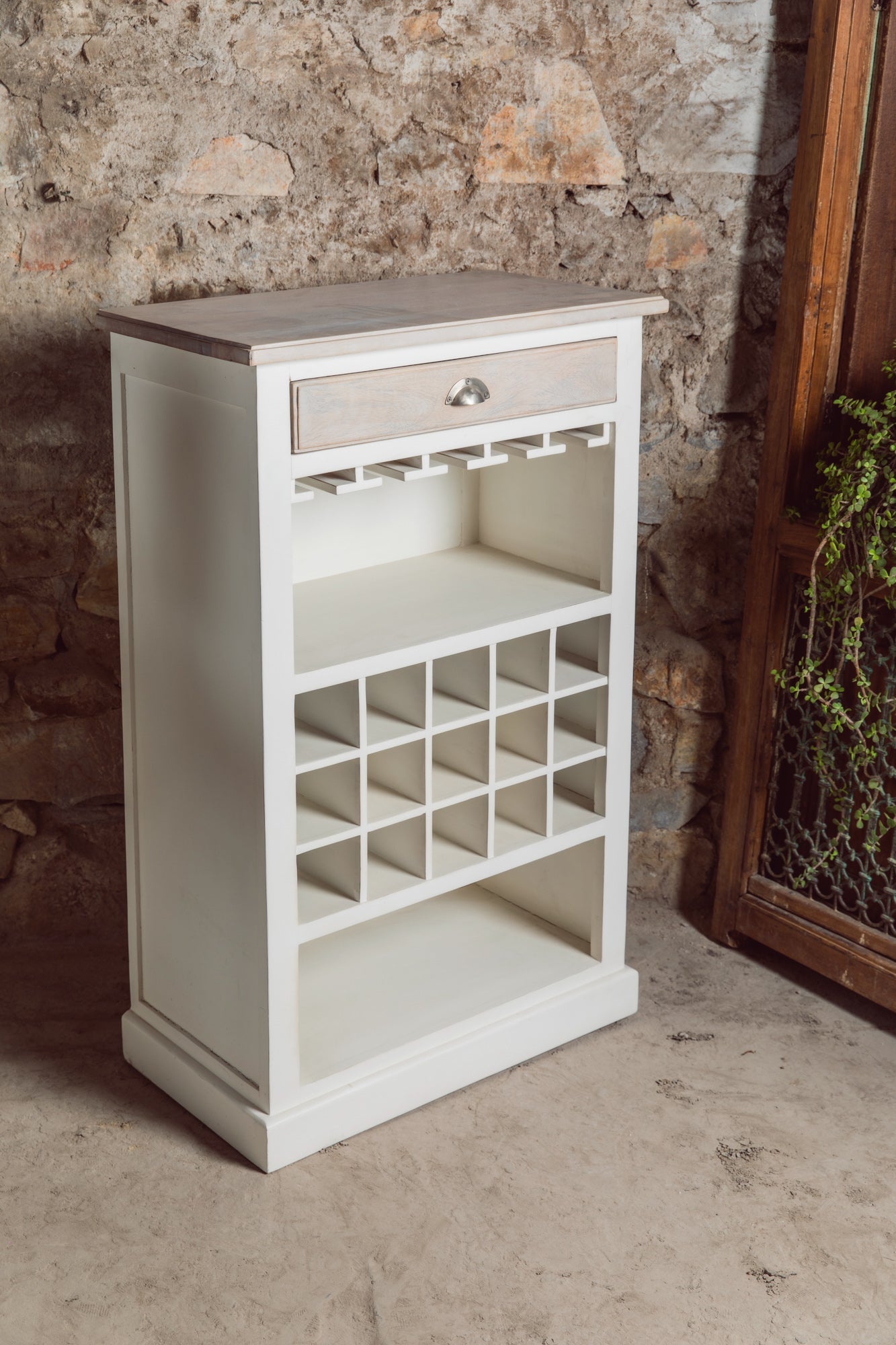 Dante Wine Cabinet - Savana Living - One With Wood