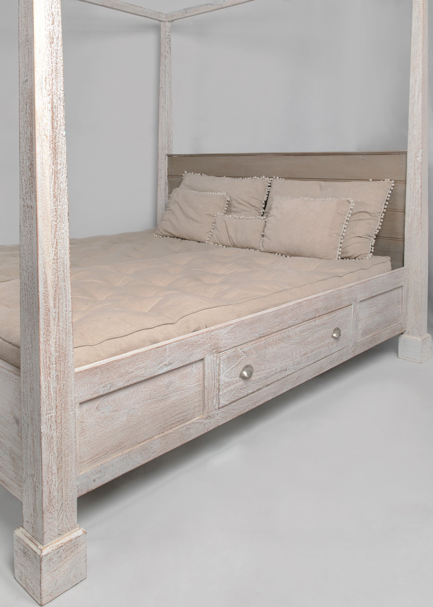 Dmitri Four-Poster Bed - Savana Living - One With Wood