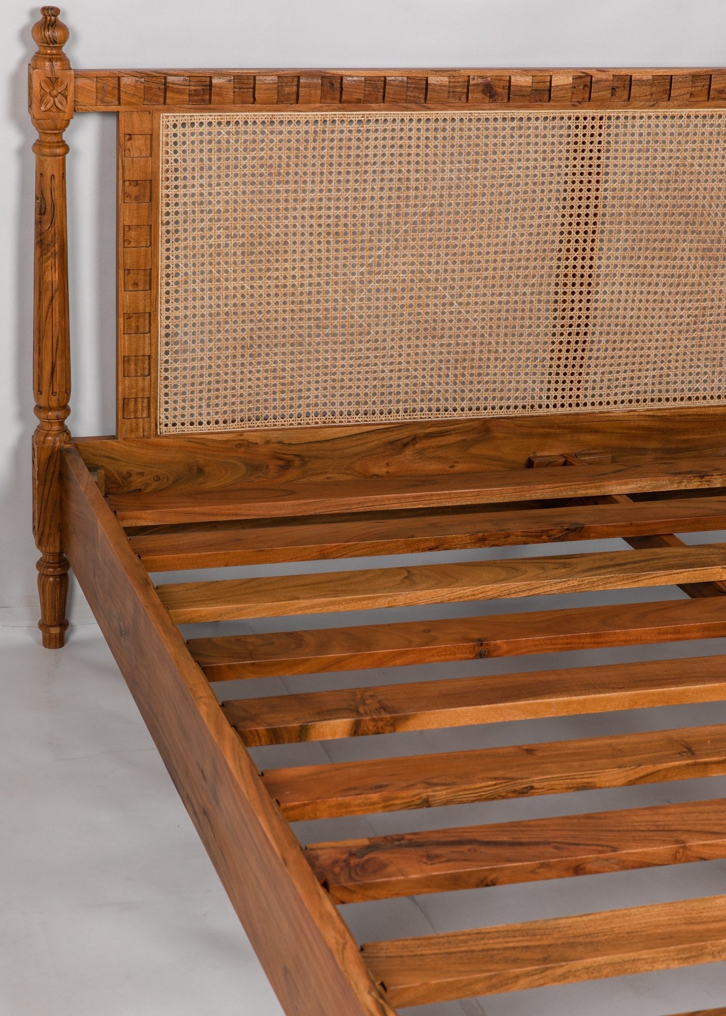 Katherine Rattan Bed - Savana Living - One With Wood