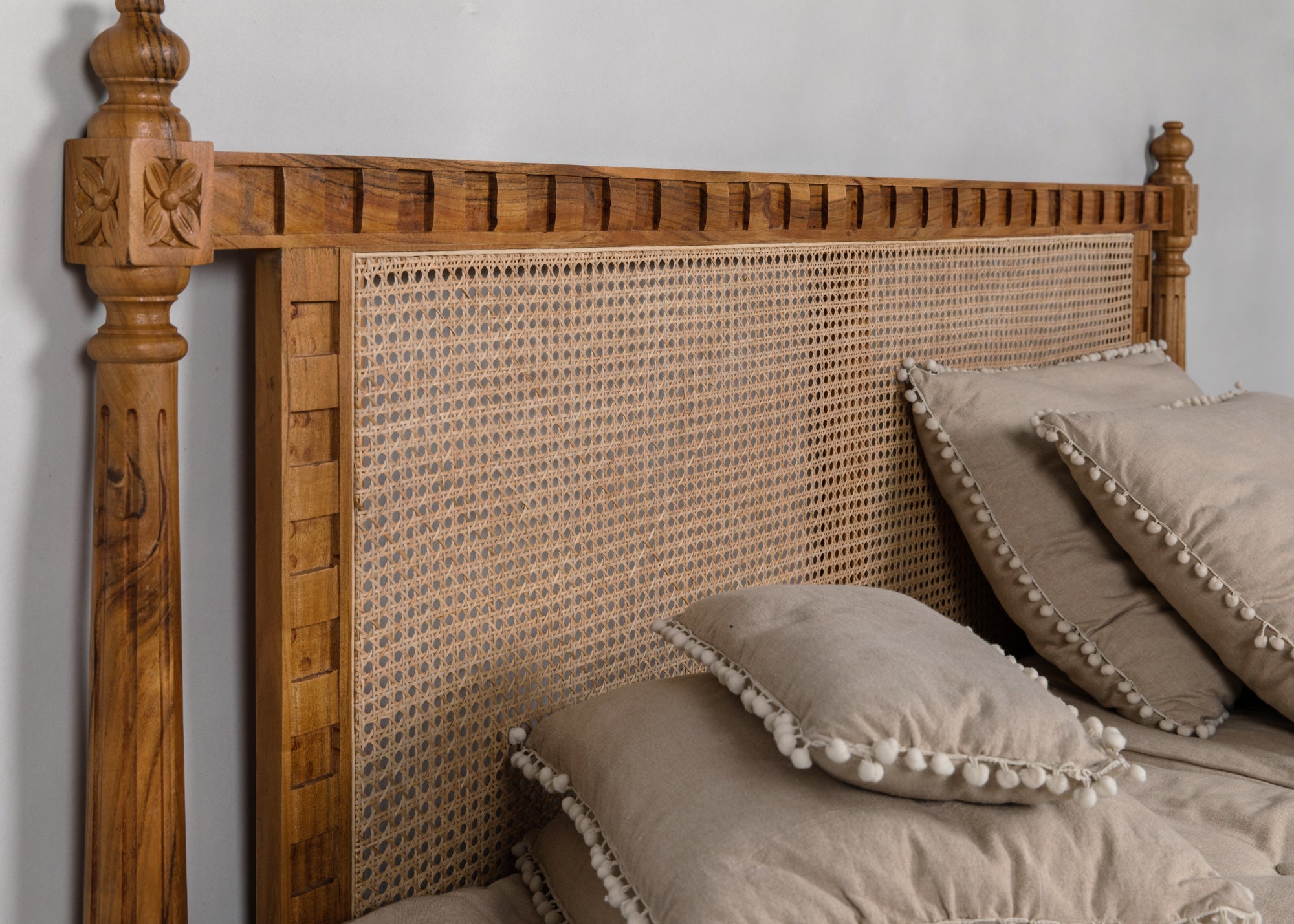 Katherine Rattan Bed - Savana Living - One With Wood