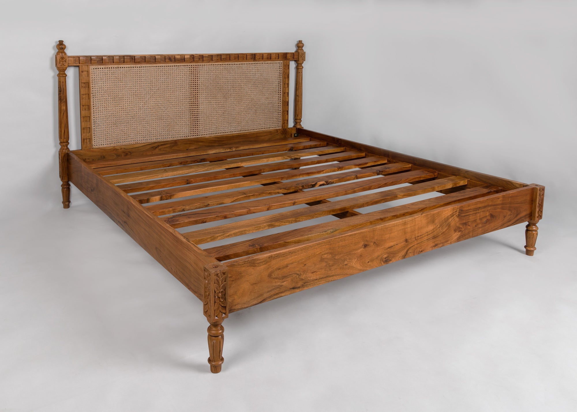 Katherine Rattan Bed - Savana Living - One With Wood