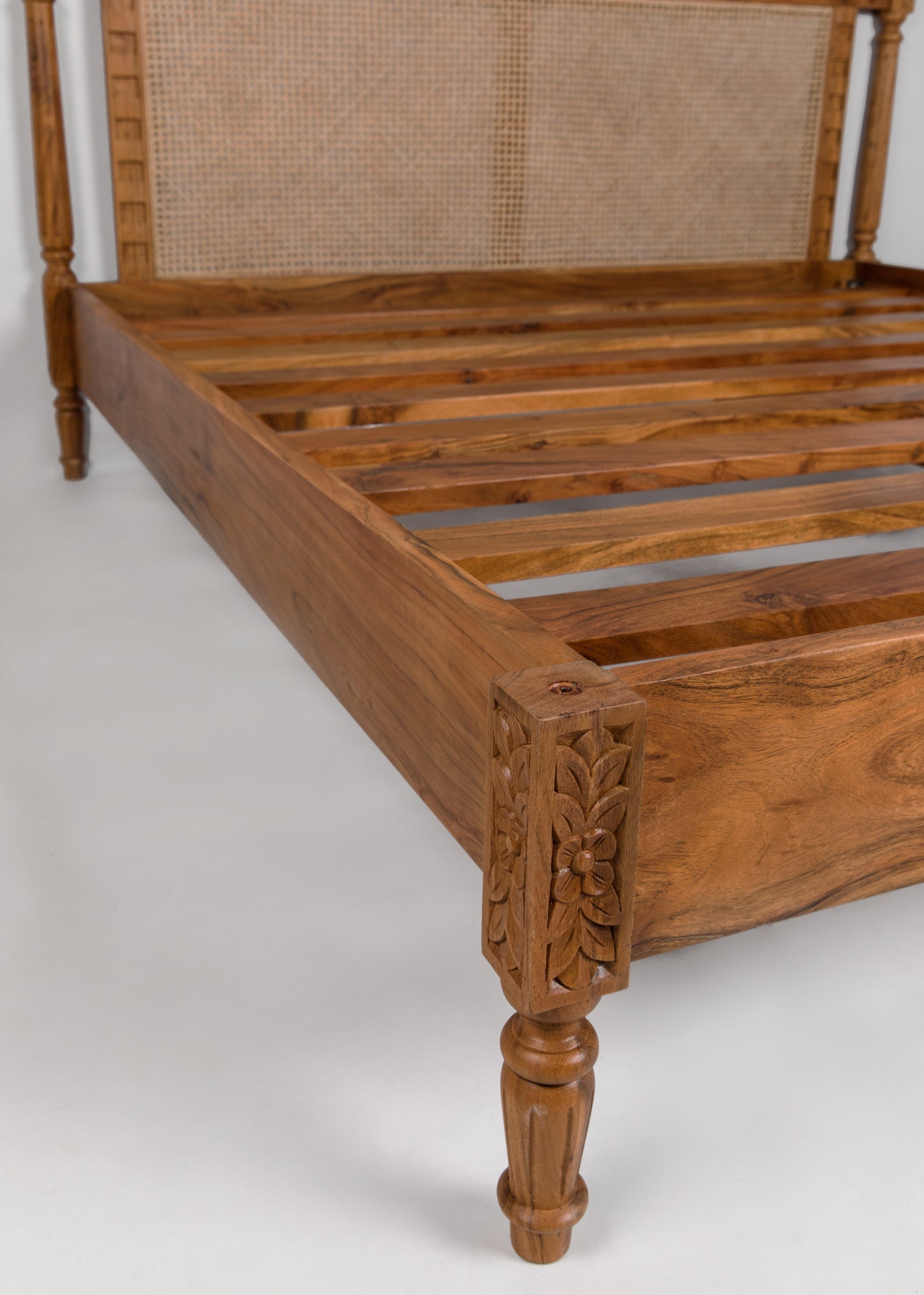 Katherine Rattan Bed - Savana Living - One With Wood