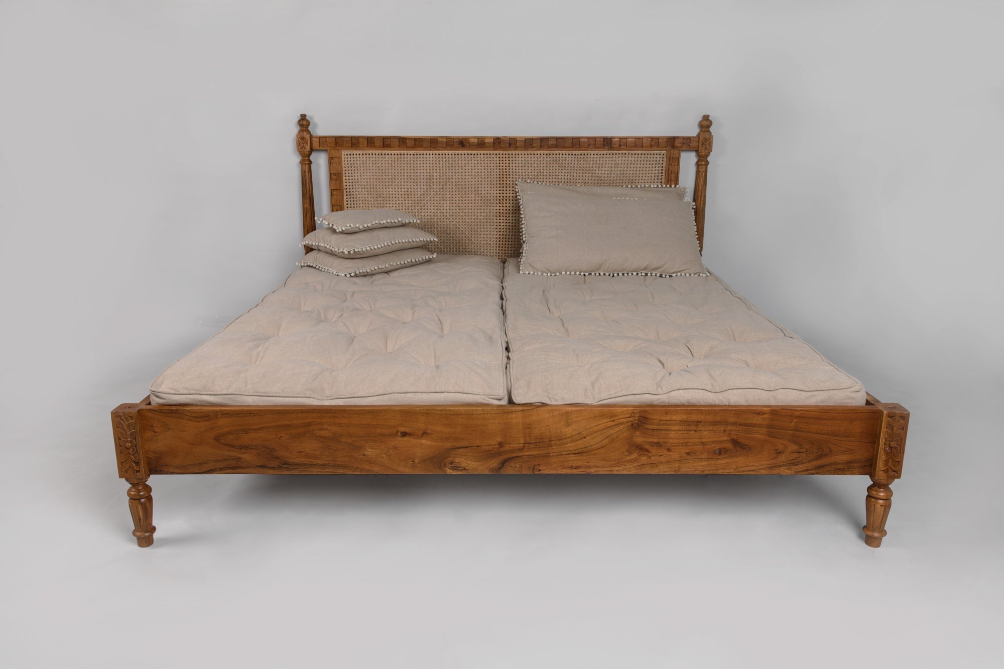 Katherine Rattan Bed - Savana Living - One With Wood