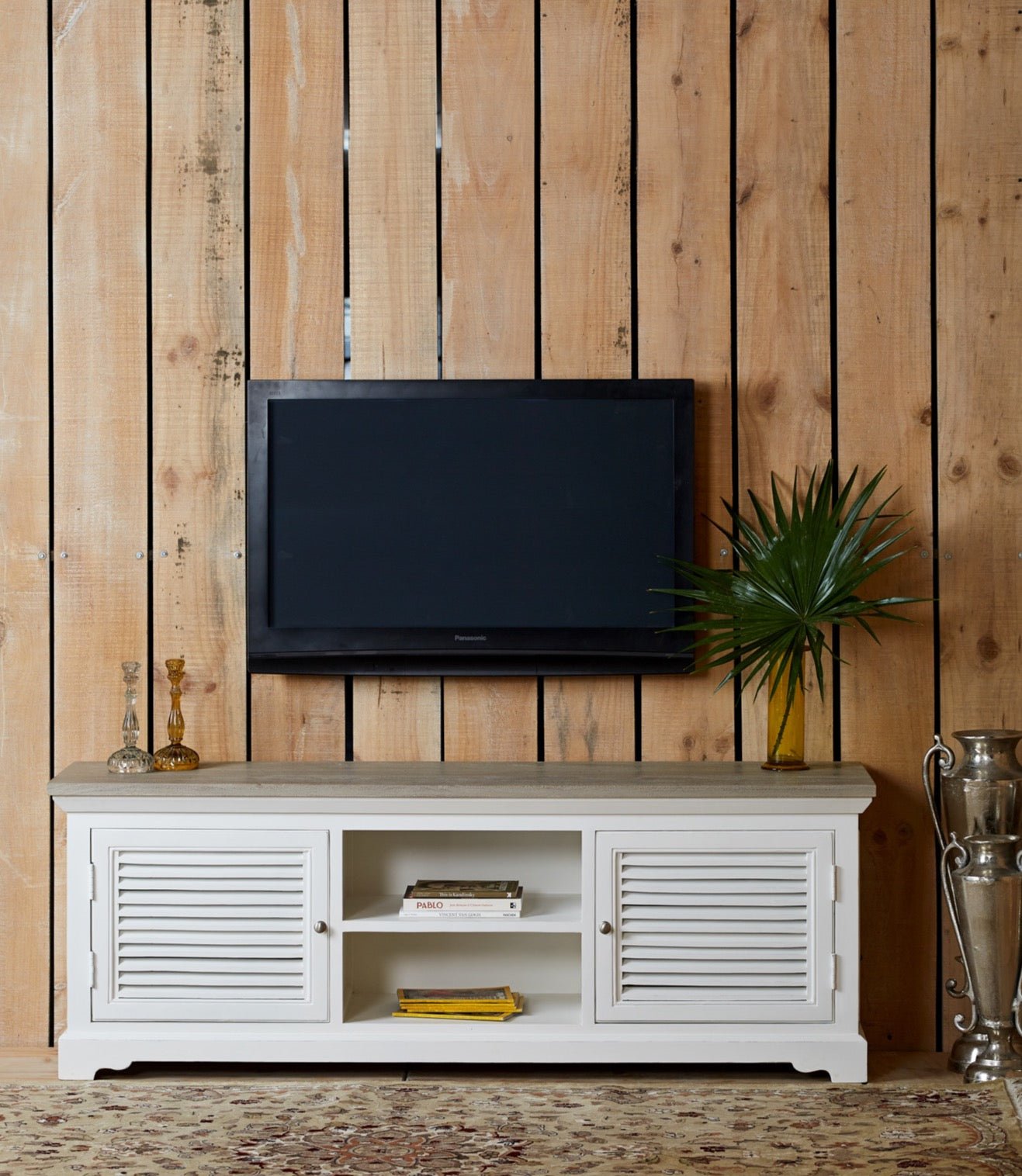 Louvre TV Unit - Savana Living - One With Wood