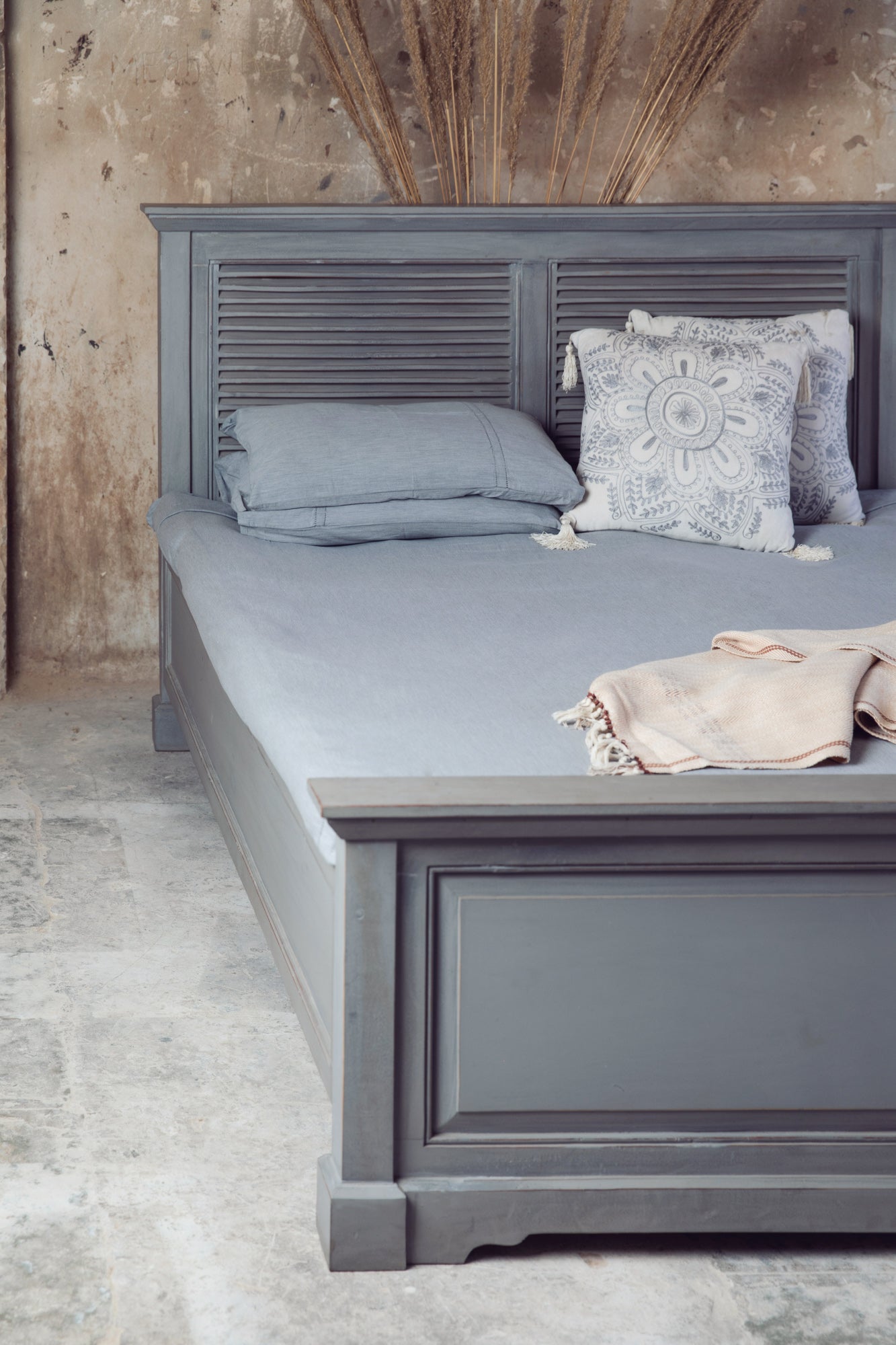 Nicholson Shutter Bed - Savana Living - One With Wood