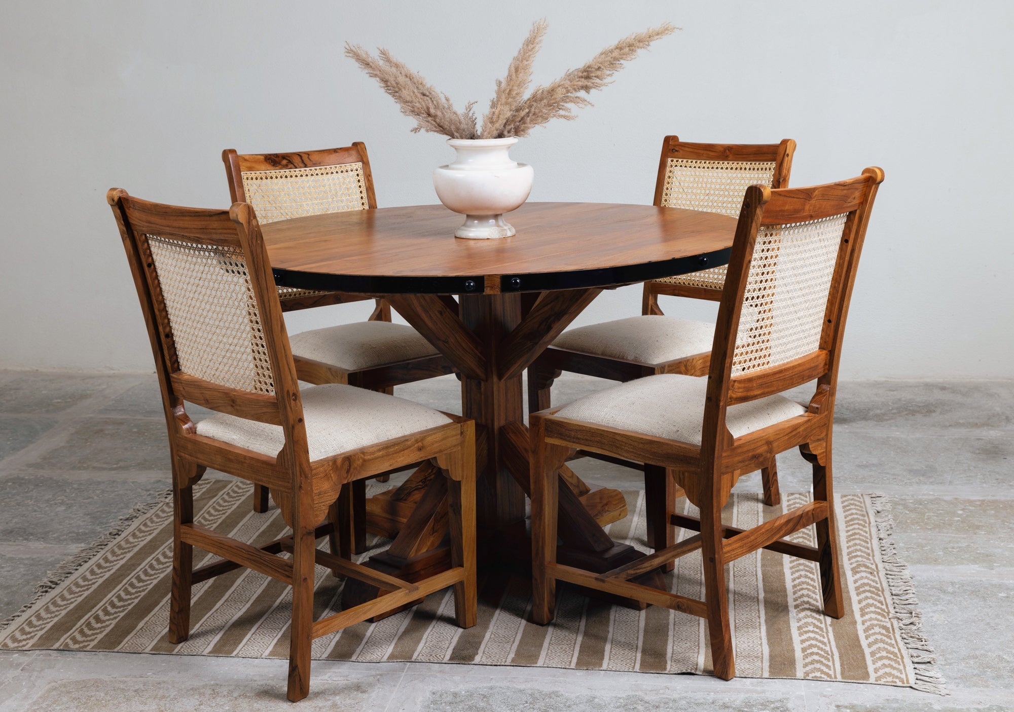 Raj Dining Table - Savana Living - One With Wood