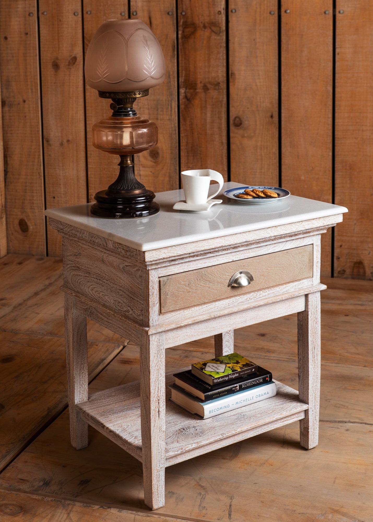 Renly Bedside Table - Savana Living - One With Wood