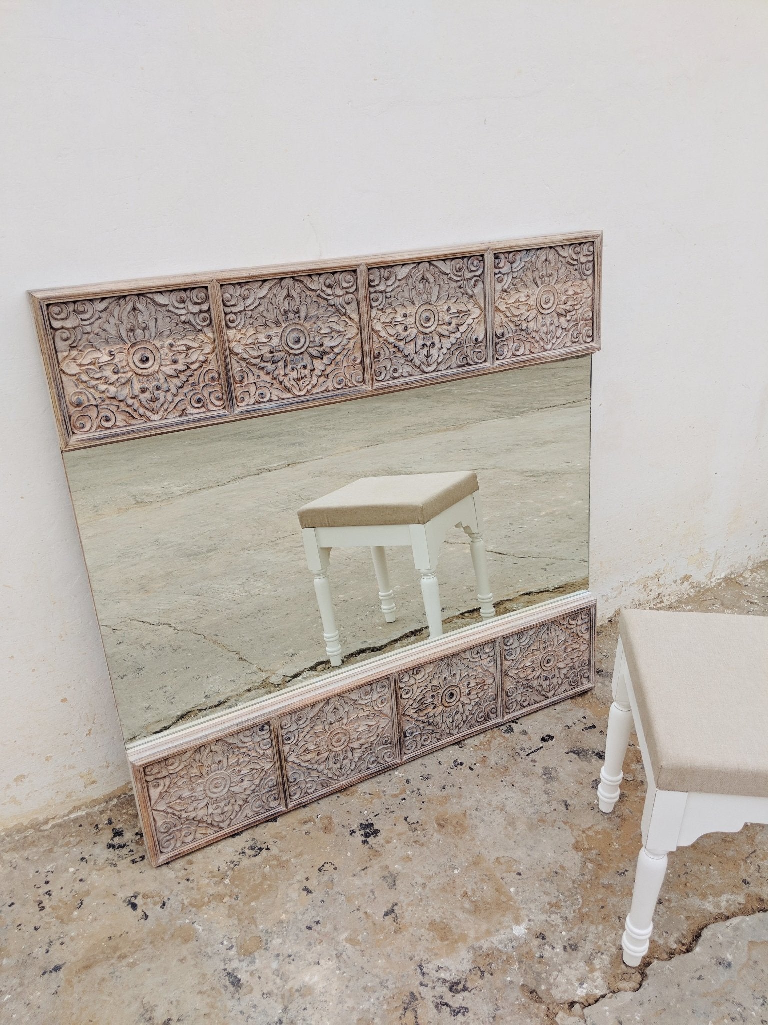 Sanghamitra Mirror Frame - Savana Living - One With Wood